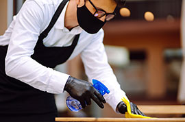 Services Disinfected Counter Tops